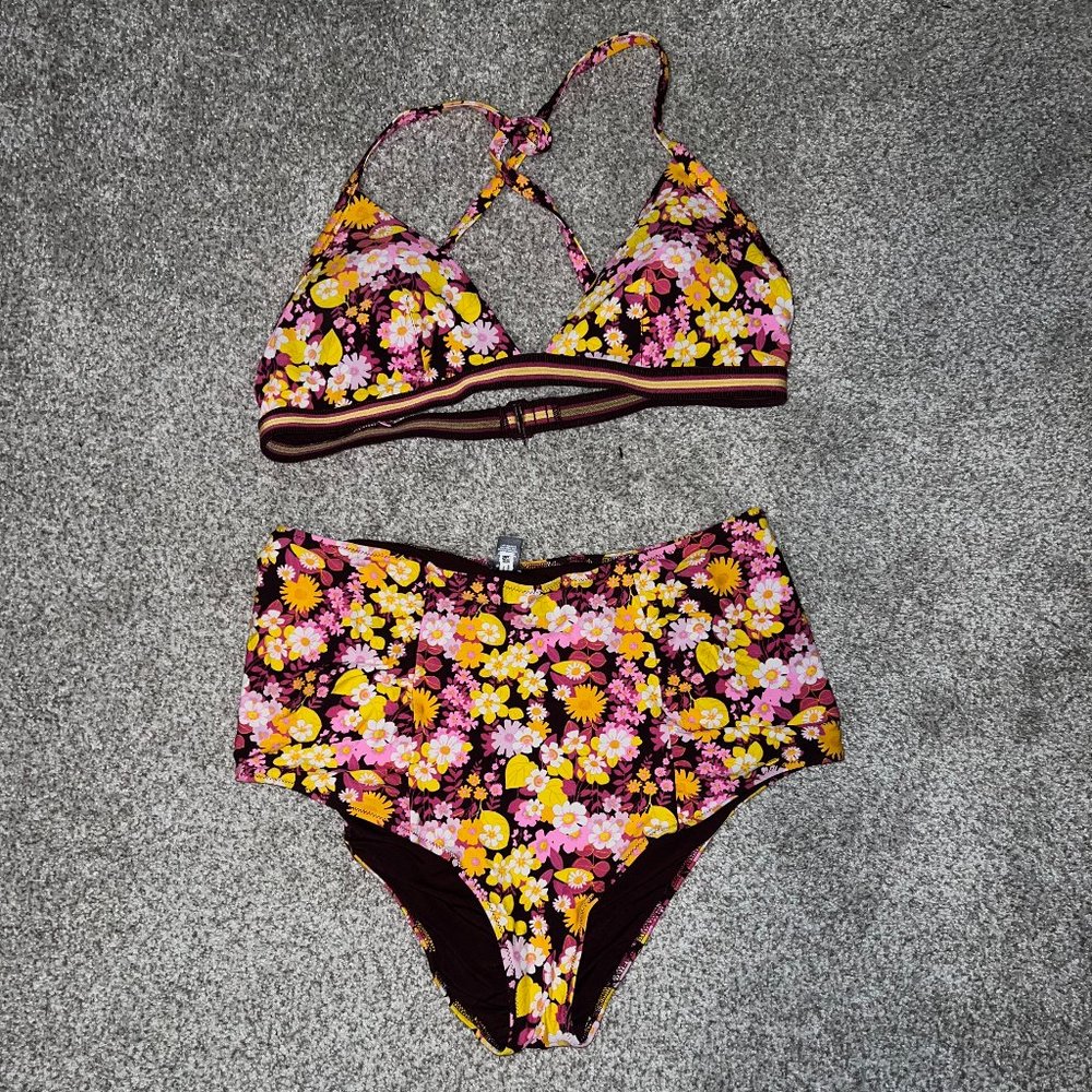 aerie High Rise Bikini Set